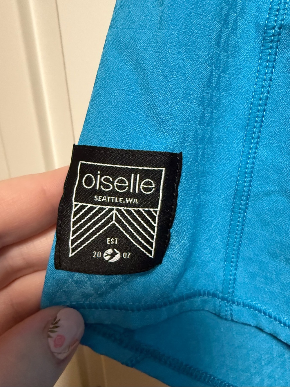 Oiselle Long Roga Shorts size 16/18 - Picture 3 of 10
